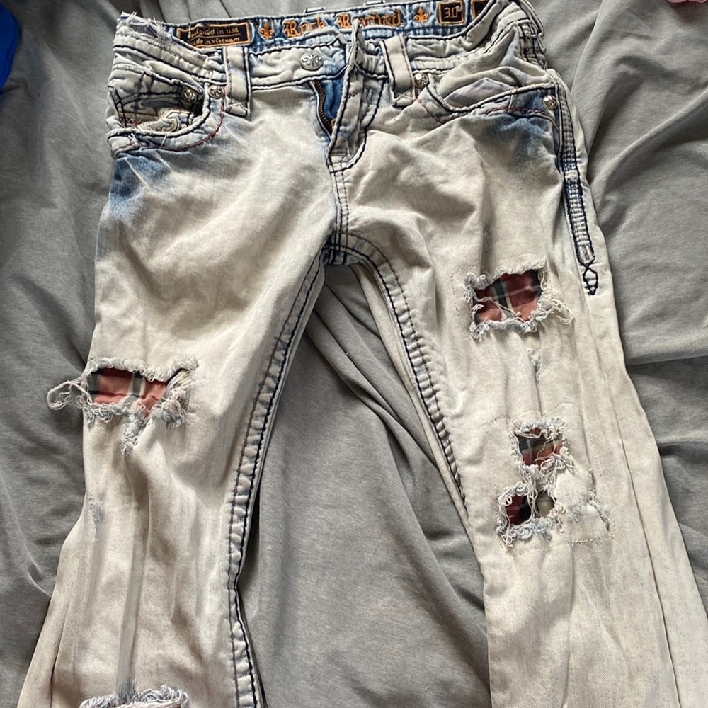 Rock revival jeans size 30 in great condition worn once